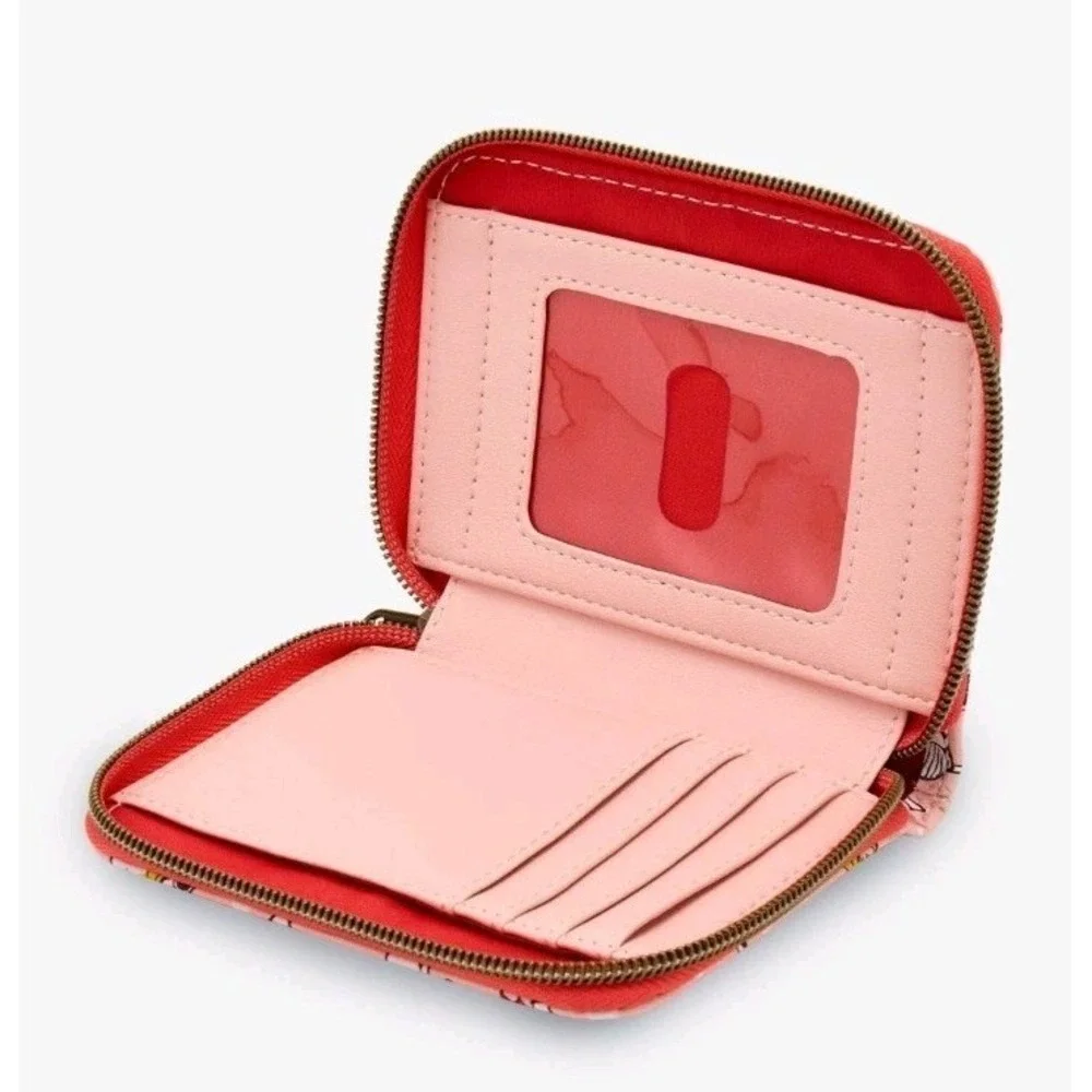 NWT Loungefly Peanuts Snoopy & Woodstock Valentine's Day Hearts‎ Zip Wallet!
